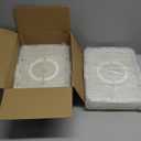 Mfacoy Snackle Box Container, 2 Pack Divided Serving Tray with Lid and Handle, Snack Box Charcuterie Container for Portable Snack Platters, Clear Organizer for Candy, Fruits, Travel, Party, Picnic