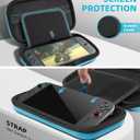 TiMOVO Carrying Case for Nintendo Switch 2 (2025), Large Capacity Protective Hard Shell Portable Travel Case Pouch for Switch 2, with 10 Game Card Slots and Pockets for Console & Accessories, Blue