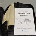 FREESOO Black Beige Car Seat Covers Full Set - Faux Nappa Leather Seat Covers for Cars, Luxury Breathable Waterproof Front Seats with Lumbar Support and Back Seat Cover, Fit for Sedans SUVs Pick-ups