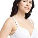 Fruit of the Loom Women's Smooth Cotton T-Shirt Bra Pack - Ultra-Soft, Flexible, and Invisible Under Tees 42DD