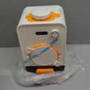 Electric Cheese Grater with 3 Set Blades, Automatic Efficient Slicer & Grater & Shredder for Carrot, Potato, Cabbage & More Vegetables/Salad/Cheese, 4" Large Feed Tube, Built-in Blade Storage Box