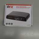 QFX CV-103 Digital Converter Box W Ul Adapter, for RF in (Antenna), RF Out, HD Out, and Video Out, USB Recording, Sleep Timer Feature, Black