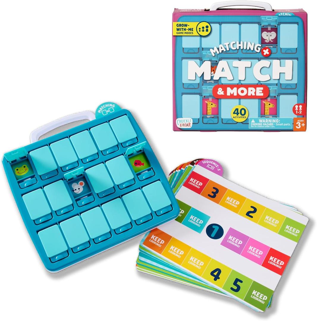 Chuckle & Roar Travel Matching Puzzle and Game Set