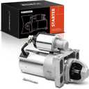 A-Premium Starter Motor Compatible with Chevy Silverado 1500 2500HD, Tahoe & GMC Sierra 1500, Yukon & Cadillac Escalade & Hummer H2, 12V 1.4KW 11 Teeth CW, Replace# 89017844, 12588052