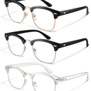 racico Computer Blue Light Blocking Glasses Blue Light Glasses Men Women, Anti Blu-Ray Clear Gaming Glasses Lenses