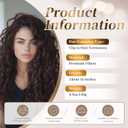 Clip in Hair Extensions 4 PCS, 16 Inch Short Wavy Curly Clip on Hair Extension, Thick Natural & Soft Synthetic Hairpieces for Women (Chocolate Brown)