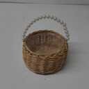 Pearl Handle Flower Girl Basket