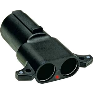 Reese Towpower 74681 Dual Port 12 Volt Power Adapter