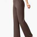 FireSwan Womens Dress Pants Stretchy Wide Leg Work Pants Business Casual Trousers Pull On Office Slacks with Size Large