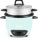 AROMA 6-Cup (Cooked) / 1.5Qt. Rice & Grain Cooker (ARC-743-1NGBL), Light Blue