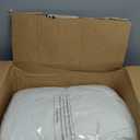 Cosybay Heavyweight Queen Size Feather Down Fiber Comforter - White Thicker Winter Duvet Insert, Ultra Soft 100% Cotton Cover, Luxury Hotel Bedding with Corner Tabs, 90"x90"