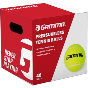 Gamma Sports Pressureless Tennis Balls Box, Bulk Tennis Balls, Premium Tennis Accessories, Multiple Pack Sizes, Tennis Practice, Tennis Training, Pet Toys, Dog Ball, Coach, Indoor & Outdoor Play Gamma Sports Pressureless Tennis Balls Box, Bulk Tennis Balls, Premium Tennis Accessories, Multiple Pack Sizes, Tennis Practice, Tennis Training, Pet Toys, Dog Ball, Coach, Indoor & Outdoor Play