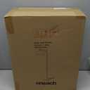 Oneach Arc Floor Lamp for Living Room,Rattan Boho Floor Lamp with Hand-Woven Shade, Foot Switch,Gold Metal Base & Pole,Farmhouse Standing Lamp for Bedroom Corner,Reading (62'')