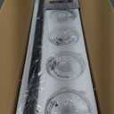 Espird Bathroom Vanity Light, 4 Light Matte Black Vanity Light with Clear Glass Shade, 30in Farmhouse Vanity Light, Bathroom Lighting Fixtures Over Mirror for Bathroom