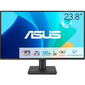 ASUS 24 (23.8-inch viewable) 1080P VA249HG Eye Care Monitor IPS, Full HD, 99% sRGB, Frameless, 120Hz, Adaptive-Sync, 1ms, HDMI, VGA, Low Blue Light, Flicker Free, Wall Mountable