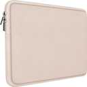 Naukay Laptop Sleeve Case 17,5 Inch, Durable Shockproof Protective Cover Flip Case Briefcase Carrying Bag Compatible with 17,5" HP, ASUS, Lenovo, Acer, Notebook, Computer, Ultrabook, Chromebook, Pink