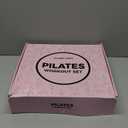 Pilates Ring Set for Women, Home Workout Pilates Equipment with Resistance Bands, 14'' Magic Circle, Mini Ball, Pilates Starter Kit for Strength, Toning and Flexibility