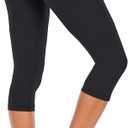 Steppe Naked Feeling High Waisted Yoga Pants Women's Workout Capris Leggings with Pockets (Medium, Pocketed Capris-black)