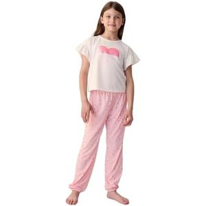 GAP Girls' Flutter Short Sleeve Jogger Sleep Set, Size 6