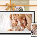 15.6" Smart WiFi Digital Picture Frame with 32GB Storage,Electronic Photo Frame with 1920 x 1800 HD IPS Touch Screen Auto-Rotate for Wall/Tabletop, Gift for Woman,Mom, Dad, Wife