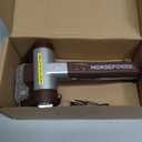 HorsePower Giddy Up Grill Cleaner AS SEEN ON TV! Cordless, Rechargeable BBQ Tool with 350 RPM Stainless Roller, LED Light Patents Pending From BulbHead, a Family-Owned American Brand