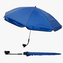 Beach Chair Umbrella with Universal Clamp, 360° Swivel Shade Umbrella, 42" Adjustable Outdoor Beach Umbrella with Large Opening Clip, UPF 50+ Camping Umbrella Clamp on Patio Chair with Storage Bag, 2 Piece