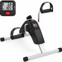 an Pedal Exerciser, Under Desk Bike for Adults, Mini Exercise Bike | Adjustable Resistance Foot Peddler for Sitting Desk, Under Desk Bike with LCD Monitor for Home Office