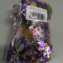 KatchOn, Congrats Grad Confetti 2025 - Pack of 1000 | Purple and Gold Graduation Decorations 2025 | Graduation Table Decorations 2025 | Black, Silver, Purple and Gold Confetti for Table Decor Set of 4