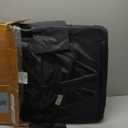 Sportneer Stadium Seats with Back Support: 2.5'' Thick Comfy Cushion 6 Adjustable Angle Bleacher Seat with Armrest - 2 Large Pockets, 2 Cup Holders Stadium Chair for Sport Events Concerts Parks (Non-Heated, Regular - 20.5", Black)