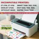 A-SUB Clear Sticker Paper for Inkjet Printers - Waterproof Translucent Printable Vinyl Sticker Paper - 15 Sheets 8.5x11 Inch Glossy Clear Label Paper for Custom Decals