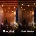 Nanoleaf Essentials Matter Smart Multicolor Outdoor String Lights, 60 Bulbs