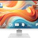 msi PRO MP241W E14V 24-inch IPS 1920 x 1080 (FHD) Office Monitor, 144Hz, Free-Sync, HDMI, DisplayPort, VESA Mountable, Tilt, Speaker, 4-Side Slim Bezel 1ms, White
