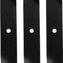 Lawn Mower High-Lift Blades Replace for Husqvarna 539100340 539118420 Ferris IS1500Z 5020843S Bobcat 112111-01 Exmark 1520843 Gravely 00273000 04919100 3 Pack