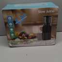 Cold Press Juicer Machines, High Nutrient Retention, 99% Juice Yield, 5.3" Wide Feed Chute for Whole Fruits & Vegetables, Quiet Slow Masticating Juicer, BPA-Free, Easy to Clean