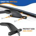 Heavy-Duty Aluminum Roof Rack Cross Bars Fit for Ford Expedition/Expedition MAX 2018-2026 & Lincoln Navigator 2018-2024, 220LBS Adjustable Crossbars, Low-Profile Design for Cargo