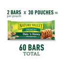 Nature Valley Crunchy Oats 'n Honey Granola Bars, 60 Bars, 44.7 OZ (30 Pouches) (EXP 05/01/26)