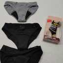 Hanes womens Comfort, Period. Bikini Period Underwear, Super Leaks Post-partum & Period Underwear, 3-pack Medium
