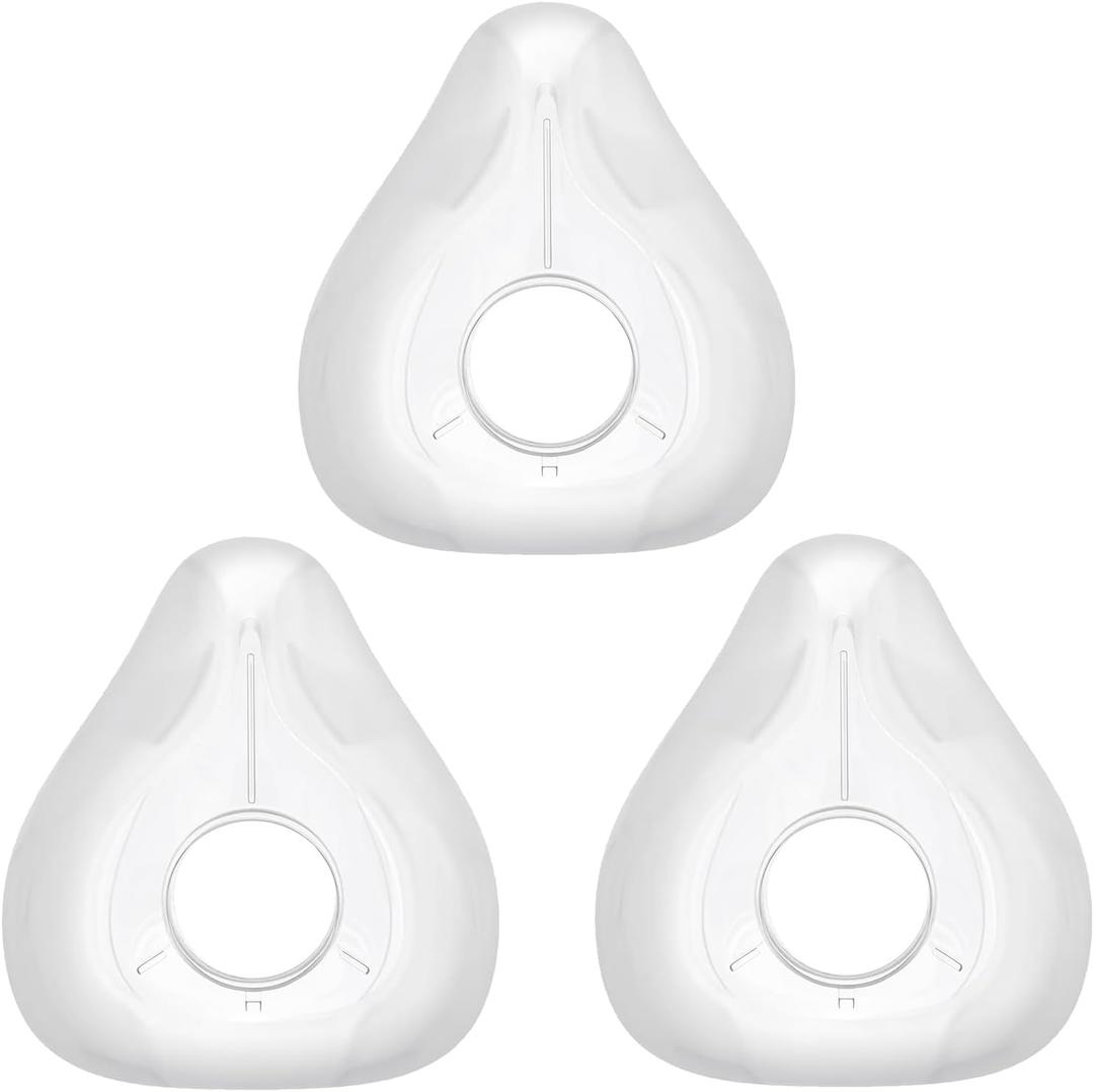 AirFit F20 Replacement Cushion Large - 3 Packs Mask Cushions Compatible with Original F20 Frame - Ultra-Soft Seal & Snug Fit Accessories for Full Face Masks(L)