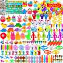 300 Pcs Easter Eggs with Toys inside,Easter Basket Stuffers,Fillers Easter Party Favors for Kids,Carnival Treasure Prizes Classroom Events,Egg Hunt 100 Pack,Stocking Stuffers Birthday Gifts