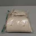 Wedama Travel Duffel Bag, Large Weekender Bag for Women with Shoe Compartment, Carry on Overnight Bag with Toiletry Makeup Bag, Gym Duffel Bag Travel Tote Bag for Travel Gym Camping Hospital, Beige