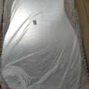 Irregular Asymmetrical Wall Mirror for Living Room Bathroom Entryway, Modern Decorative Mirror Hanging (Hook Style, 32'' x 18'') (Frameless)