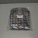 Gacaky Women's Fuzzy Sherpa Fleece Vest Checkered Polar Fleece Jacket Cozy Sleeveless Cardigan Zipper Outerwear Navy L (Blue, L)