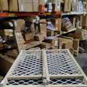 Toddleroo by North States - Diamond Mesh Wooden Baby Gate: Pressure Mounted Baby Gate for Doorways - Adjustable 26.5 to 42 Inches Wide - 23 Inches Tall