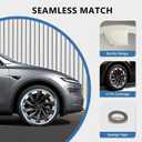 20 inch Wheel Rim Protector Compatible with TES-la Model Y 2025 2026 (Refreshed Juniper Only), [Silver] Car Tire Trim Rings Rim, ABS Hubcaps Wheel Cover, 4 PCS