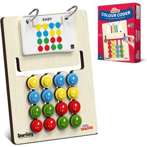 Smartivity Montessori Slide Puzzle I Color & Pattern Matching Toys for Kids 4 to 8 Years I Christmas, Birthday Gift for Boys & Girls I Preschool Educational Toy for 4, 5, 6, 7, 8 | Travel Friendly