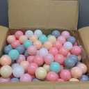 GOGOSO Balls for Ball Pit - Plastic Ball for Toddlers, Baby Kids Ball Pool Decoration 50 100 200 300 500 1000 (6 Colors, 200 Balls)