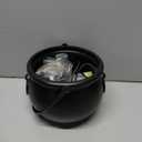 Cauldron Halloween Decor Indoor, Halloween Cauldron Decorations with Magic Floating Potion Bottles & Diffuser, Black Plastic Witches Cauldron Bowl Hocus Pocus Decor for Home Table Mantel Kitchen Room