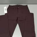 WAYRUNZ Womens Hyper Ultra Stretch Comfy Pants Colored Mid-Rise Skinny Jean Juniors Jegging Berry Brown(026-Berry Brown-10)