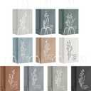 Kolldenn 10 Pcs Christian Bible Verse Gift Bags Religious Church Goodie Bags with Handles for Mothers Day Women Men Scripture Baptism Birthday Party Favors Neutral Aesthetics Wrapping Supplies