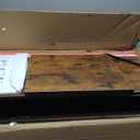 IRONCK Closet Organizer and Storage Shelves, Heavy Duty Clothes Rack with 2 Wooden Drawers, L Shaped Coat Rack Corner Closet System, Vintage Brown